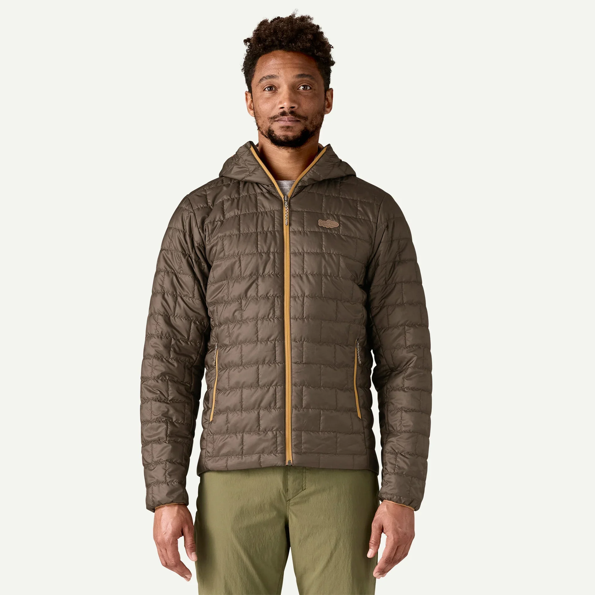 Patagonia Men's Nano Puff® Fitz Roy Trout Hoody - Image 3